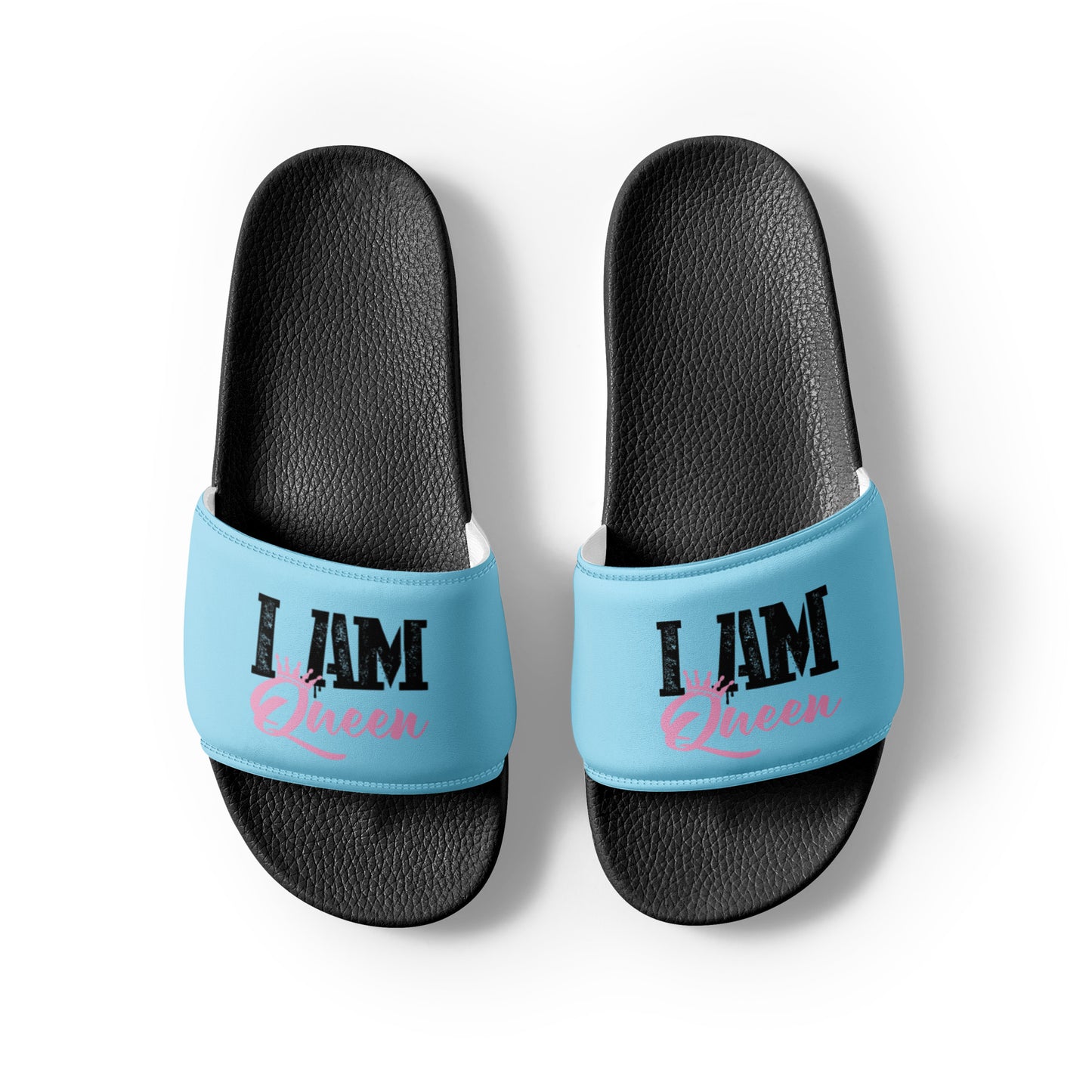 I Am Queen Women's slides