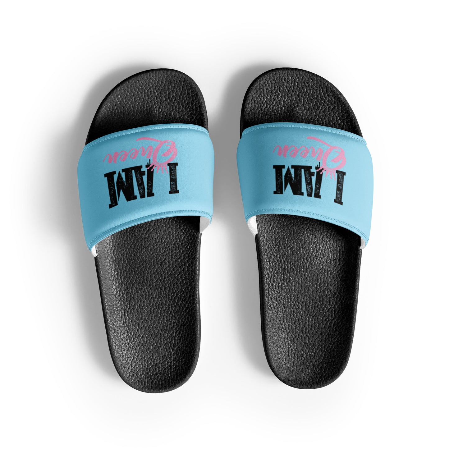 I Am Queen Women's slides