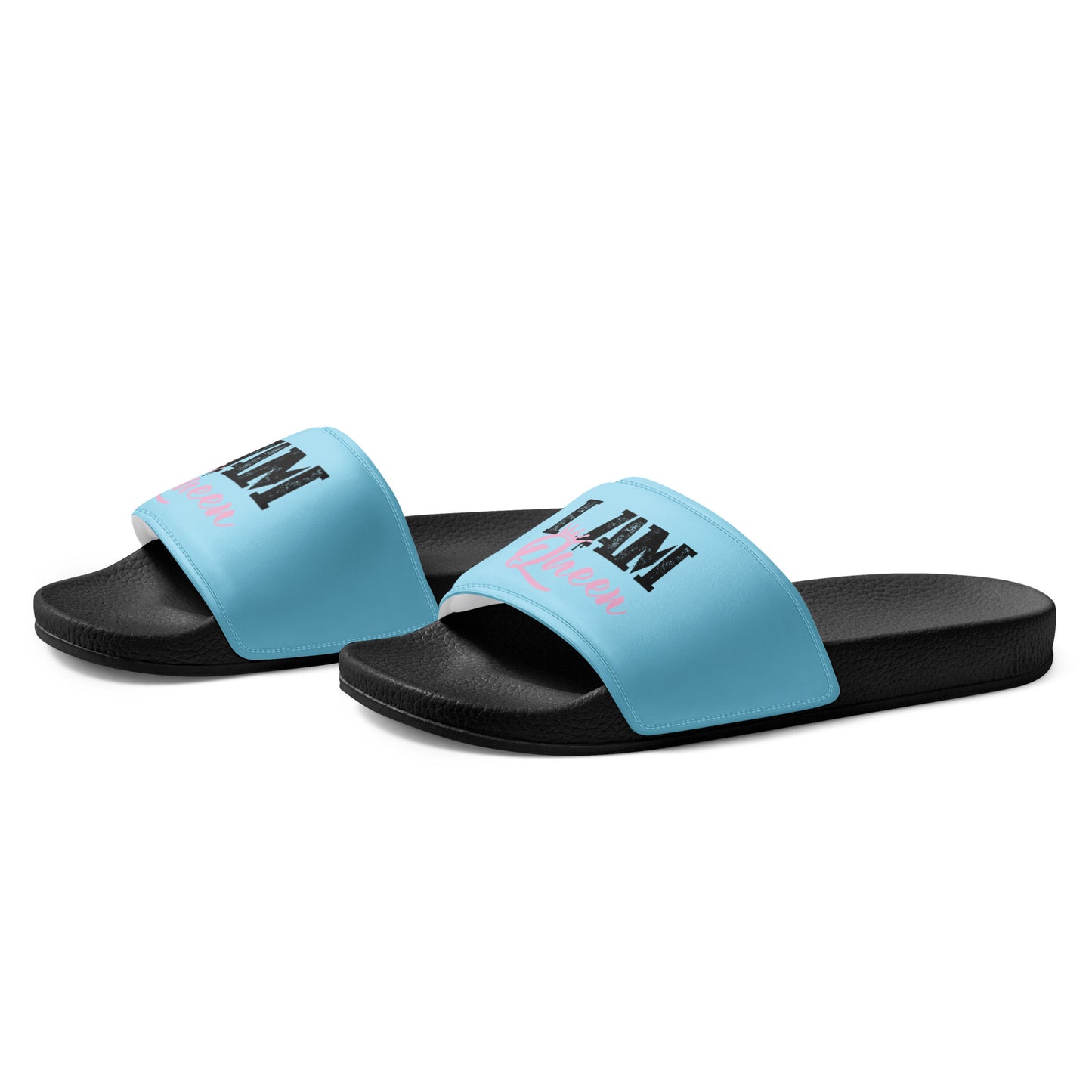 I Am Queen Women's slides