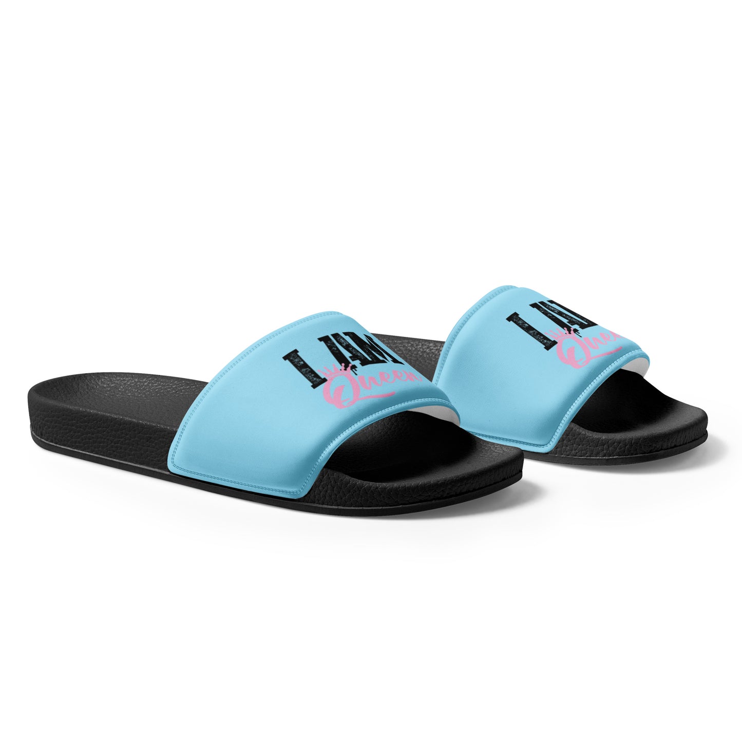I Am Queen Women's slides