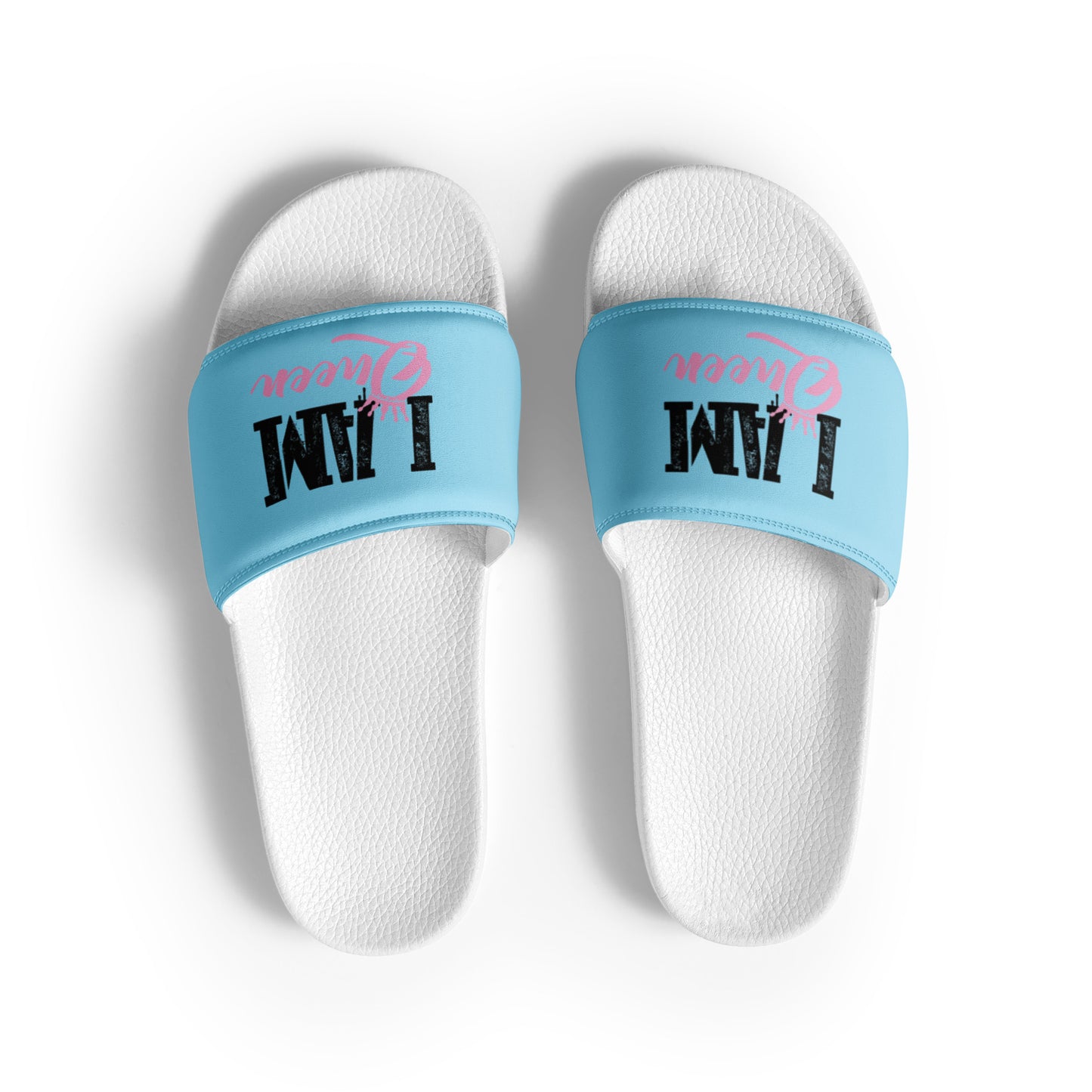 I Am Queen Women's slides