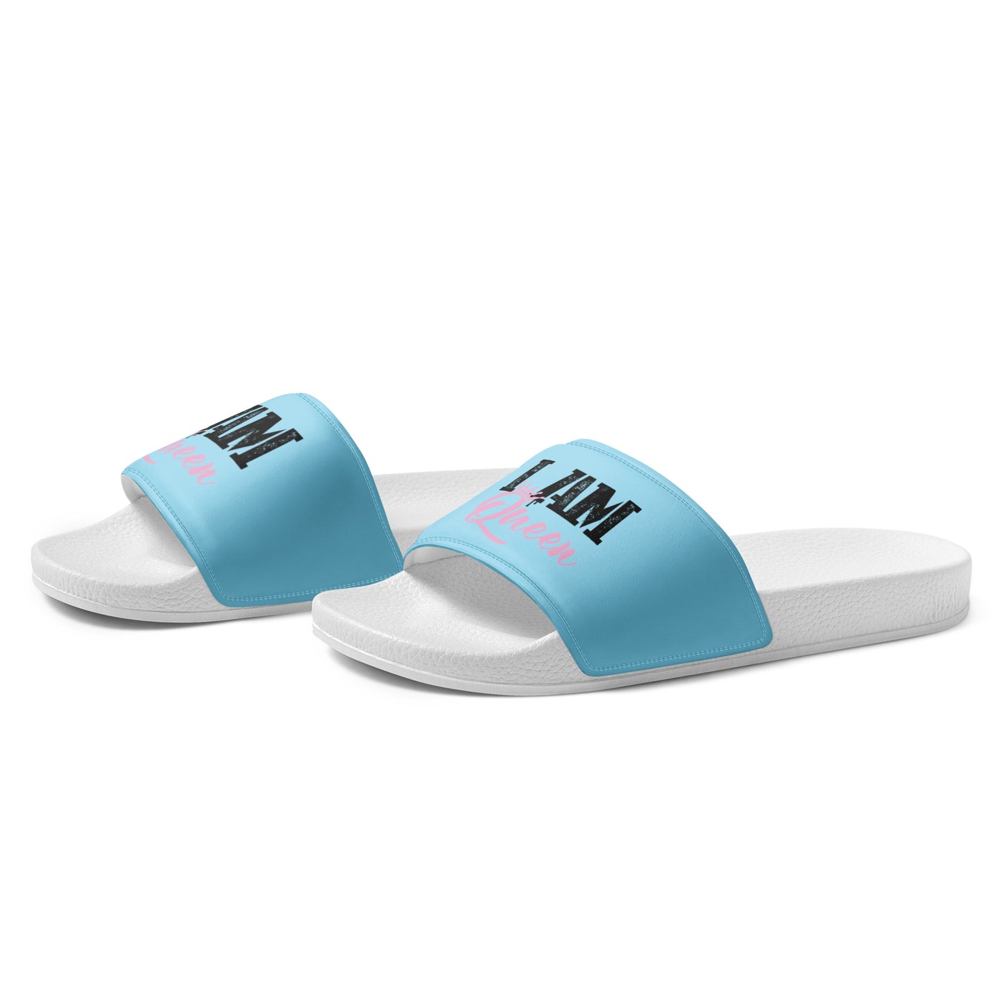 I Am Queen Women's slides