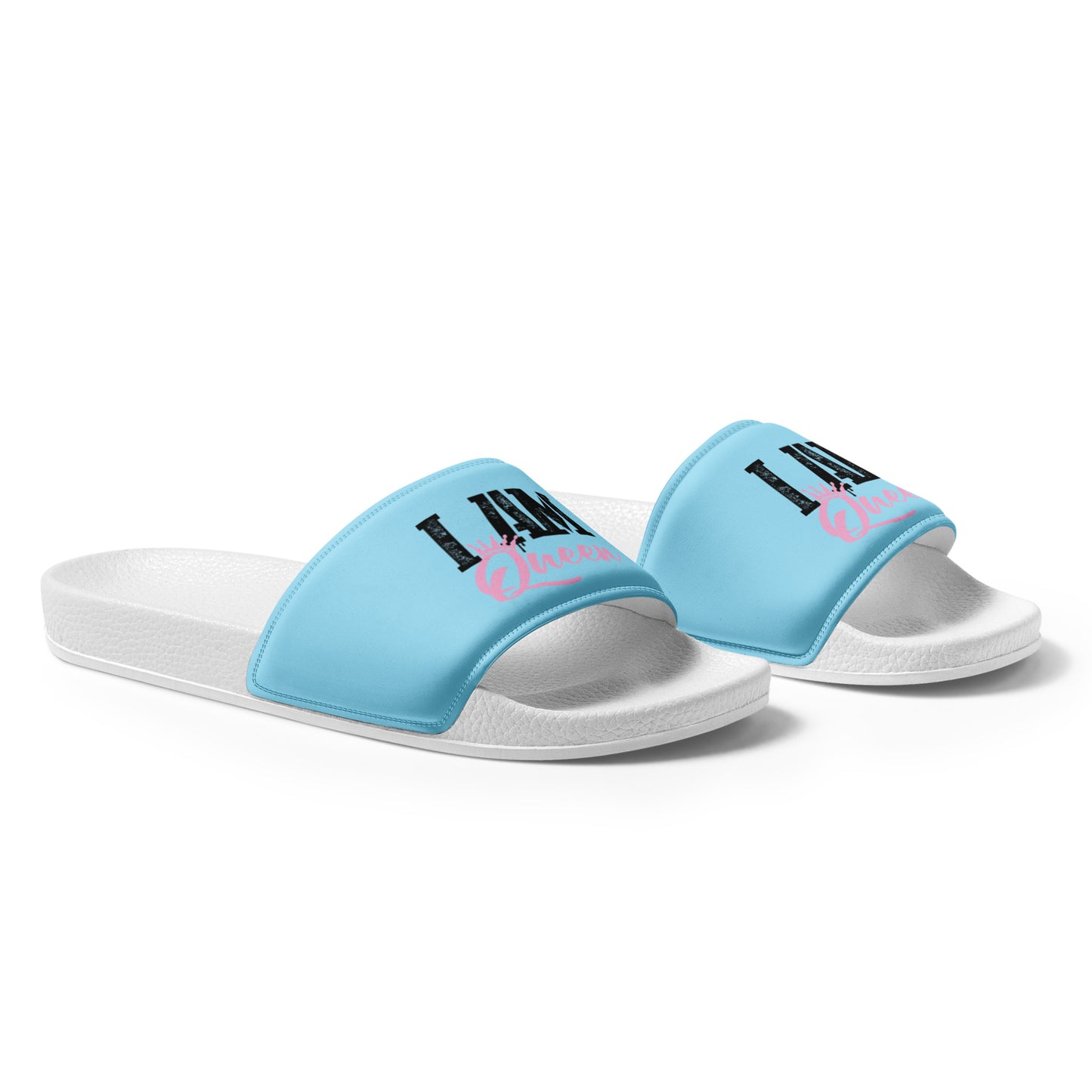 I Am Queen Women's slides